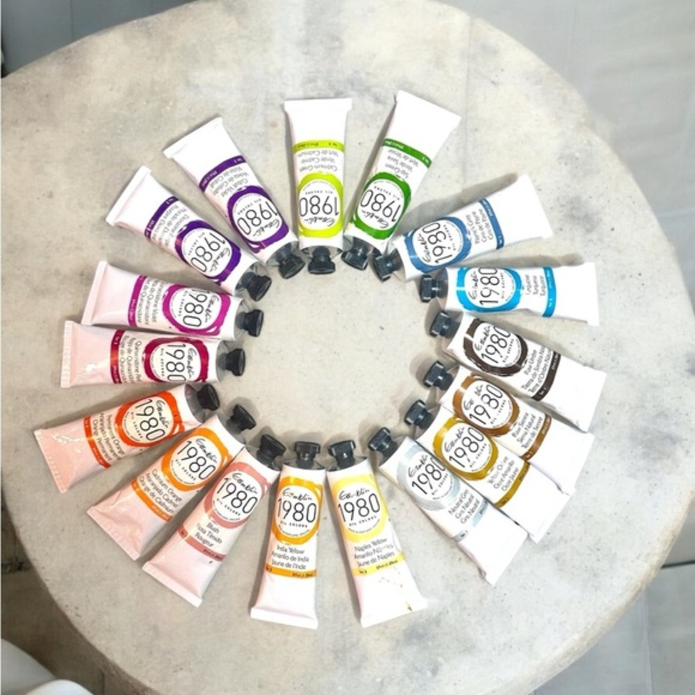 NEW Gamblin 1980 Oil Paint Lot Bundle of 17 Tubes of Painting Colors